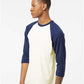 Tultex 245 Unisex Fine Jersey Raglan T-Shirt - Side view
