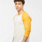 Tultex 245 Unisex Fine Jersey Raglan T-Shirt - Side view