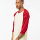 Tultex 245 Unisex Fine Jersey Raglan T-Shirt - Side view