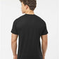 Tultex 241 Men's Biloxi Performance Colorblocked Hooded Long Sleeve T-Shirt - Back view