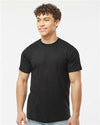 Tultex 241 Men's Biloxi Performance Colorblocked Hooded Long Sleeve T-Shirt - Front view