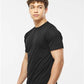 Tultex 241 Men's Biloxi Performance Colorblocked Hooded Long Sleeve T-Shirt - Side view