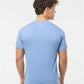 Tultex 241 Men's Biloxi Performance Colorblocked Hooded Long Sleeve T-Shirt - Back view