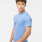 Tultex 241 Men's Biloxi Performance Colorblocked Hooded Long Sleeve T-Shirt - Side view