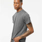 Tultex 241 Men's Biloxi Performance Colorblocked Hooded Long Sleeve T-Shirt - Side view