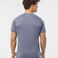 Tultex 241 Men's Biloxi Performance Colorblocked Hooded Long Sleeve T-Shirt - Back view