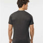 Tultex 241 Men's Biloxi Performance Colorblocked Hooded Long Sleeve T-Shirt - Back view
