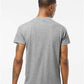 Tultex 241 Men's Biloxi Performance Colorblocked Hooded Long Sleeve T-Shirt - Back view