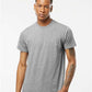 Tultex 241 Men's Biloxi Performance Colorblocked Hooded Long Sleeve T-Shirt - Front view