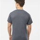Tultex 241 Men's Biloxi Performance Colorblocked Hooded Long Sleeve T-Shirt - Back view