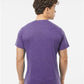 Tultex 241 Men's Biloxi Performance Colorblocked Hooded Long Sleeve T-Shirt - Back view