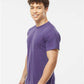 Tultex 241 Men's Biloxi Performance Colorblocked Hooded Long Sleeve T-Shirt - Side view