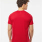 Tultex 241 Men's Biloxi Performance Colorblocked Hooded Long Sleeve T-Shirt - Back view
