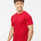 Tultex 241 Men's Biloxi Performance Colorblocked Hooded Long Sleeve T-Shirt - Side view