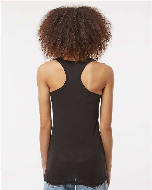 Tultex 190 Women's Poly-Rich Racerback Tank Top - Back view