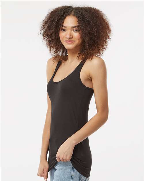 Tultex 190 Women's Poly-Rich Racerback Tank Top - Side view
