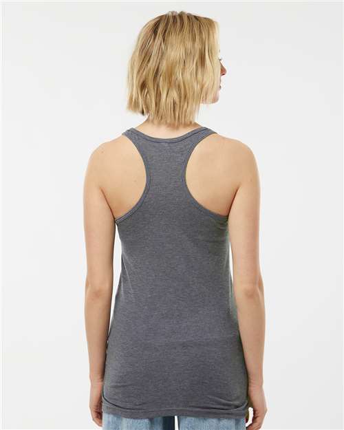 Tultex 190 Women's Poly-Rich Racerback Tank Top - Back view