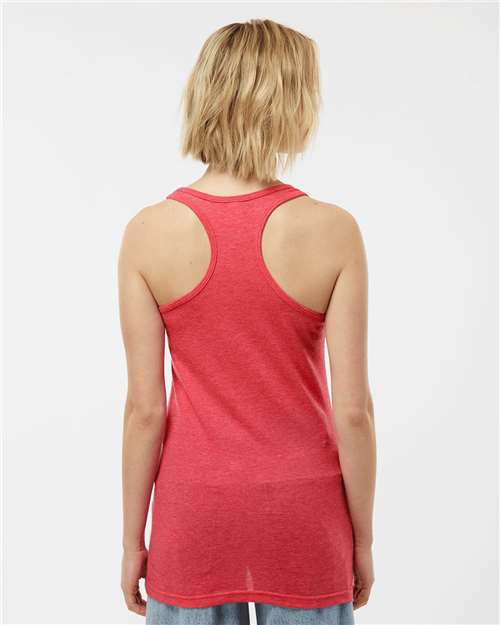 Tultex 190 Women's Poly-Rich Racerback Tank Top - Back view