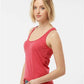 Tultex 190 Women's Poly-Rich Racerback Tank Top - Side view