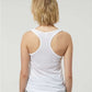 Tultex 190 Women's Poly-Rich Racerback Tank Top - Back view