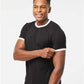 Tultex 246 Unisex Fine Jersey Ringer T-Shirt - Side view