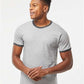 Tultex 246 Unisex Fine Jersey Ringer T-Shirt - Front view