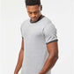 Tultex 246 Unisex Fine Jersey Ringer T-Shirt - Side view