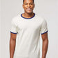 Tultex 246 Unisex Fine Jersey Ringer T-Shirt - Front view