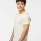 Tultex 246 Unisex Fine Jersey Ringer T-Shirt - Side view