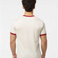 Tultex 246 Unisex Fine Jersey Ringer T-Shirt - Back view
