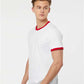 Tultex 246 Unisex Fine Jersey Ringer T-Shirt - Side view