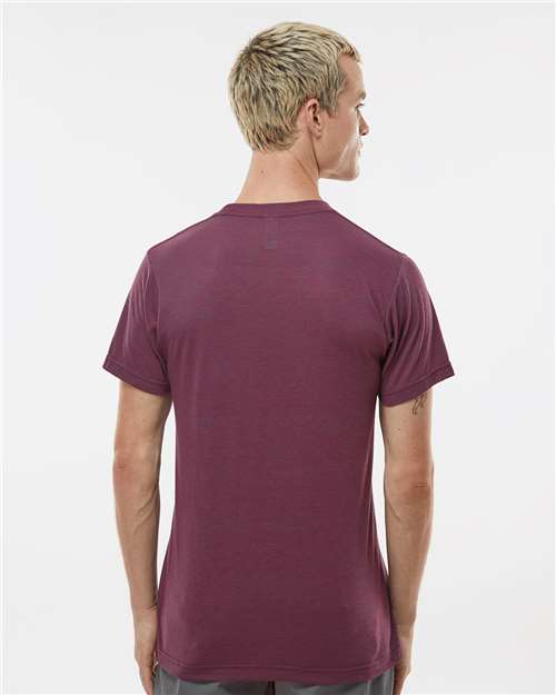 Tultex 254 Unisex Tri-Blend T-Shirt - Back view