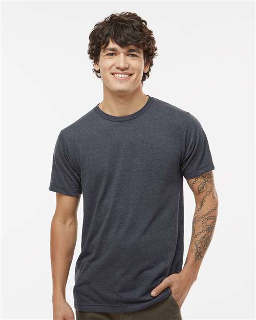 Tultex 254 Unisex Tri-Blend T-Shirt - Front view