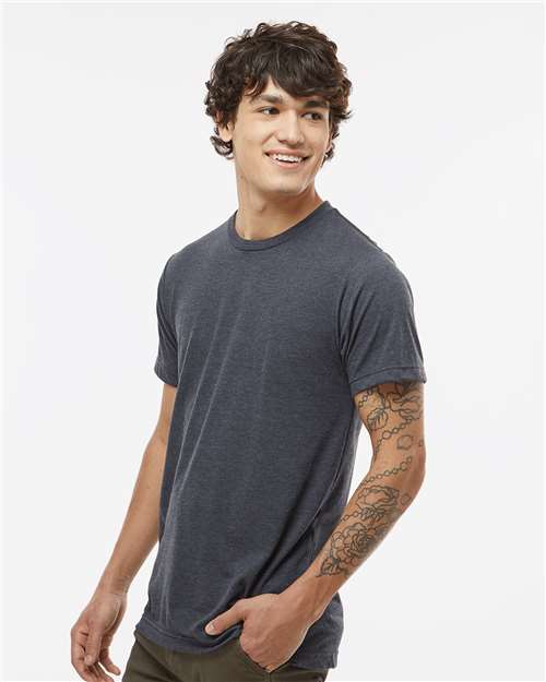 Tultex 254 Unisex Tri-Blend T-Shirt - Side view