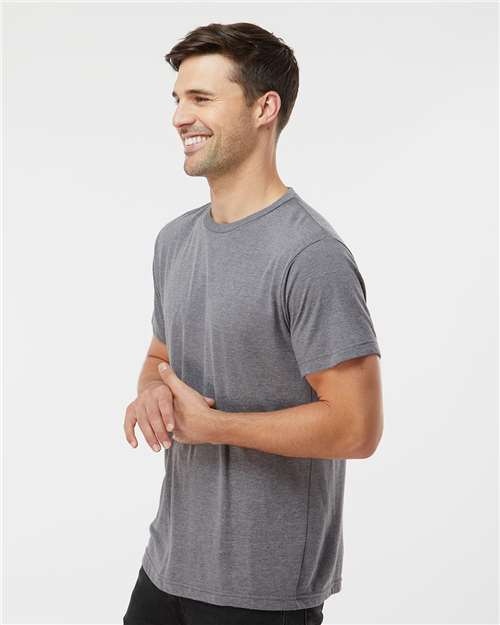 Tultex 254 Unisex Tri-Blend T-Shirt - Side view