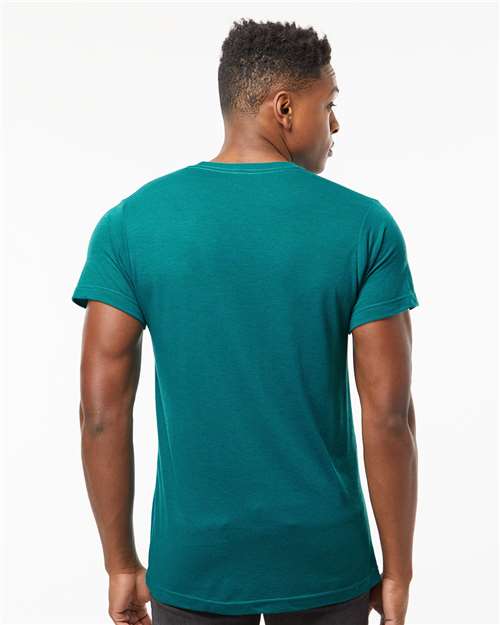 Tultex 254 Unisex Tri-Blend T-Shirt - Back view