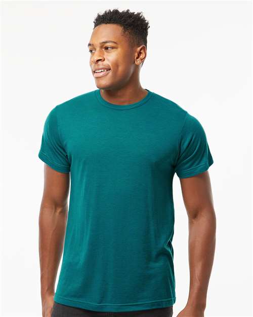 Tultex 254 Unisex Tri-Blend T-Shirt - Front view