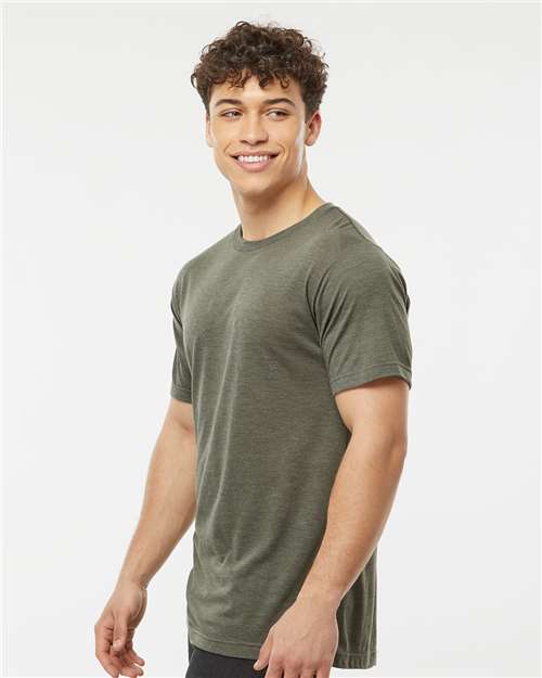 Tultex 254 Unisex Tri-Blend T-Shirt - Side view