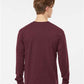 Tultex 291 Unisex Heavyweight Jersey Long Sleeve T-Shirt - Back view
