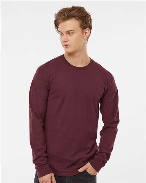 Tultex 291 Unisex Heavyweight Jersey Long Sleeve T-Shirt - Front view