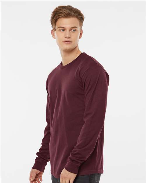 Tultex 291 Unisex Heavyweight Jersey Long Sleeve T-Shirt - Side view