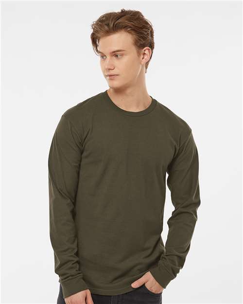 Tultex 291 Unisex Heavyweight Jersey Long Sleeve T-Shirt - Front view
