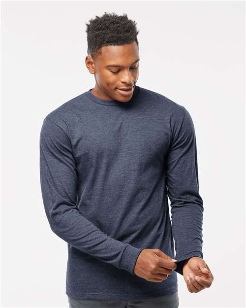 Tultex 291 Unisex Heavyweight Jersey Long Sleeve T-Shirt - Front view