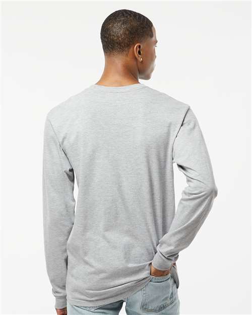 Tultex 291 Unisex Heavyweight Jersey Long Sleeve T-Shirt - Back view