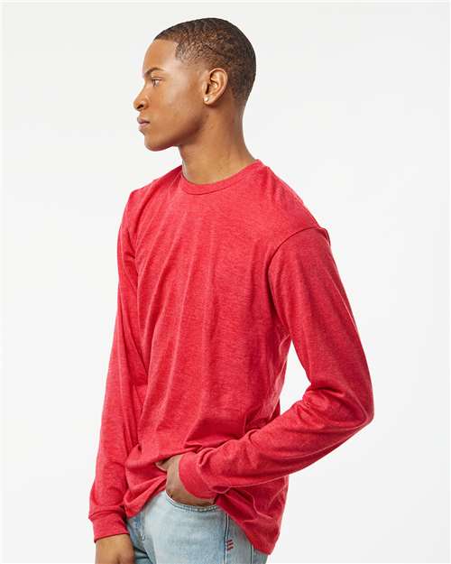 Tultex 291 Unisex Heavyweight Jersey Long Sleeve T-Shirt - Side view