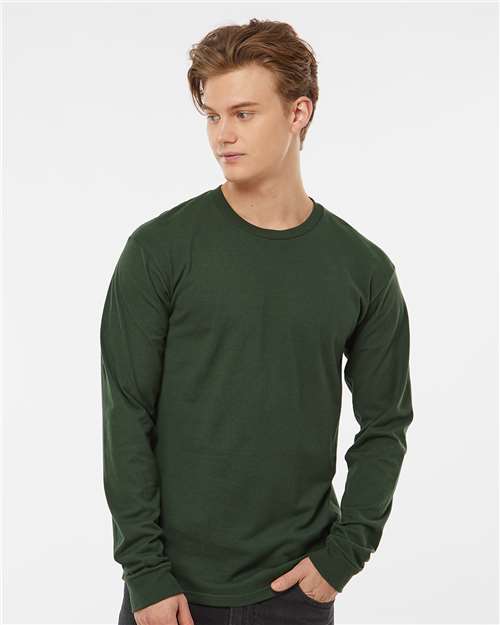 Tultex 291 Unisex Heavyweight Jersey Long Sleeve T-Shirt - Front view
