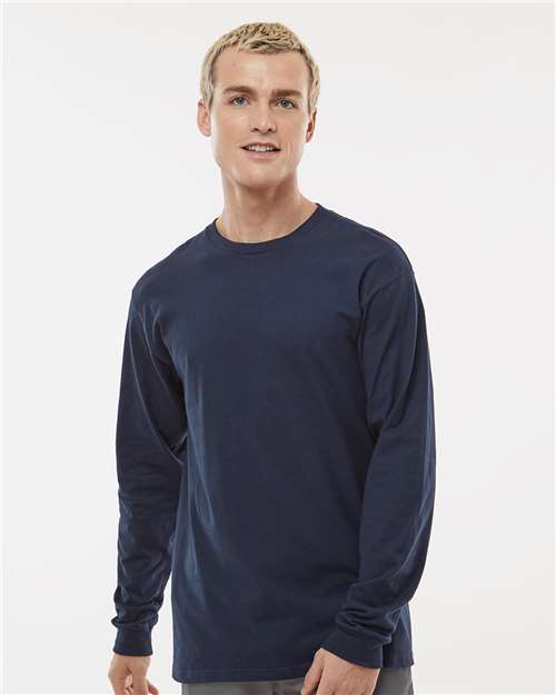 Tultex 291 Unisex Heavyweight Jersey Long Sleeve T-Shirt - Front view