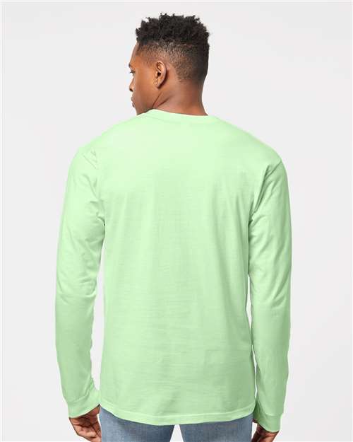 Tultex 291 Unisex Heavyweight Jersey Long Sleeve T-Shirt - Back view