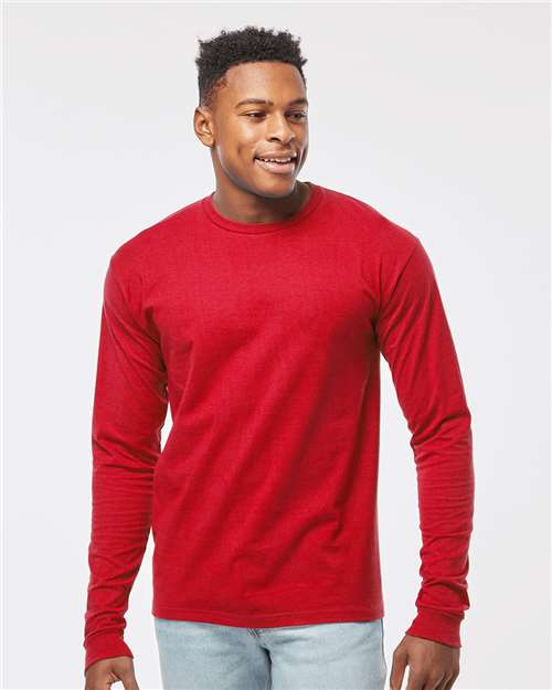 Tultex 291 Unisex Heavyweight Jersey Long Sleeve T-Shirt - Front view