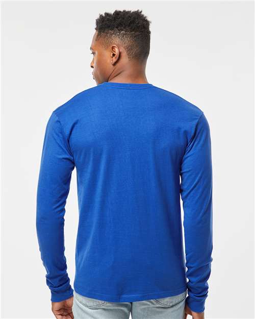 Tultex 291 Unisex Heavyweight Jersey Long Sleeve T-Shirt - Back view
